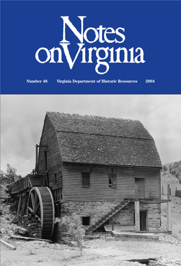 Number 48 Virginia Department of Historic Resources 2004