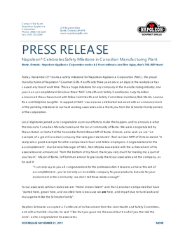 Press Release