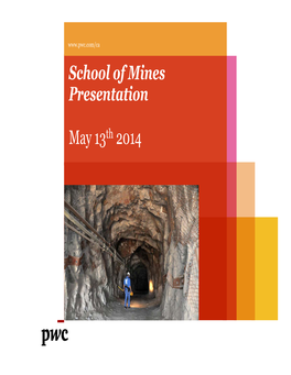 School of Mines Presentation May 13Th 2014