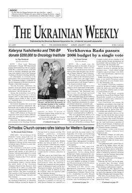 The Ukrainian Weekly 2006, No.1