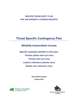 Whitefly Transmitted Viruses CP