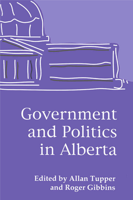 The Political Executive and Political Leadership in Alberta Leslie A