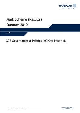 Mark Scheme (Results)