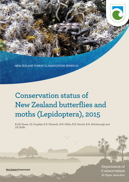 Conservation Status of New Zealand Butterflies and Moths (Lepidoptera), 2015
