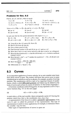 8.3 Curves 373