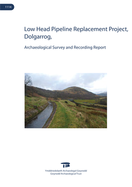 Low Head Pipeline Replacement Project, Dolgarrog