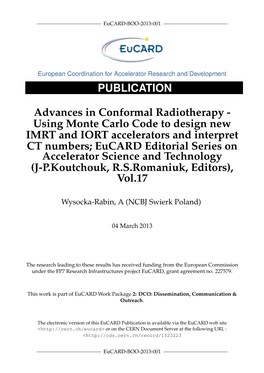 Advances in Conformal Radiotherapy