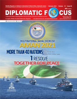 February 2021 Volume 12 Issue 02 Promoting Bilateral Relations | Current Affairs | Trade & Economic Affairs | Education | Technology | Culture & Tourism ABC Certified