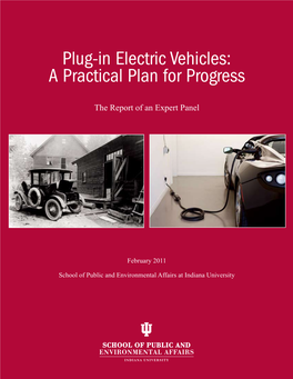 Plug-In Electric Vehicles: a Practical Plan for Progress