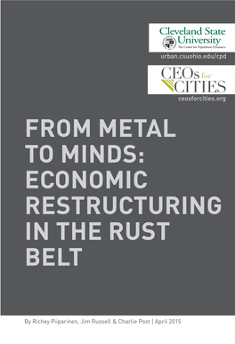 Economic Restructuring in the Rust Belt