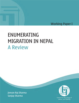 ENUMERATING MIGRATION in NEPAL a Review