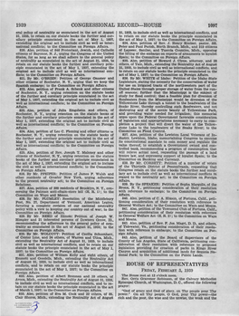 Congressional Record-- House House Of