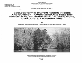 OHIO DEPARTMENTOF NATURAL RESOURCES DIVISION of GEOLOGICAL SURVEY Reference No