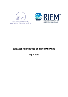 Guidance for the Use of Ifra Standards