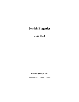 Jewish Eugenics