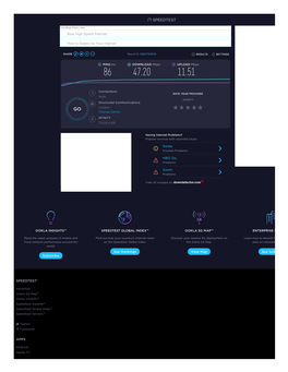 1. Best High Speed Internet 2. Best Internet Service 3