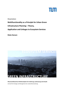 Ecosystem Services Green Infrastructure