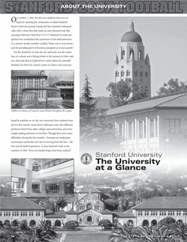 The University at a Glance