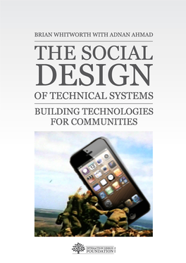 The Social Design of Technical Systems: Building Technologies for Communities