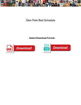 Glen Park Bart Schedule