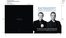 Rachmaninov 1 & 4 Page Nos