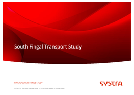 South Fingal Transport Study