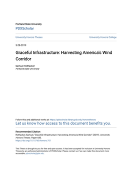 Graceful Infrastructure: Harvesting America's Wind Corridor