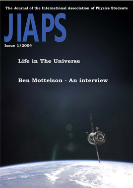 Life in the Universe Ben Mottelson