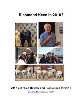 Richmond Keen in 2018?