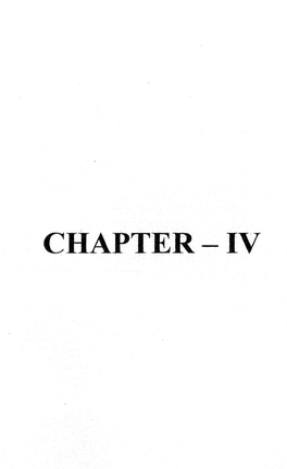 Chapter - Iv Chapter - Iv