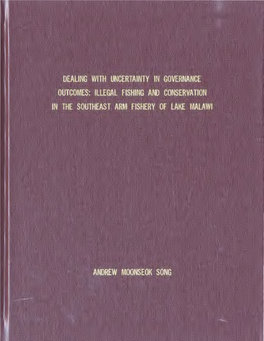 Illegal Fishing and Conservation in the Southeast Arm Fishery of Lake Malawi