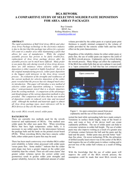 Flux Vs Solder Paste BGA Rework