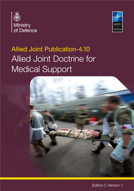 Allied Joint Publication-4.10, Allied Joint Doctrine for Medical