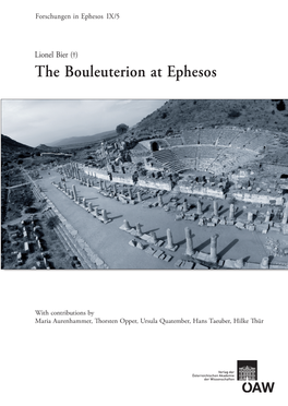 The Bouleuterion at Ephesos the Bouleuterion at Ephesos ) †