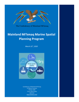 Mainland Mi'kmaq Marine Spatial Planning Program