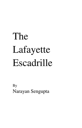 The Lafayette Escadrille