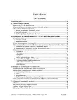 Chapter 2 2016 MDP DIVERSION