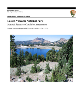 Lassen Volcanic National Park Natural Resource Condition Assessment