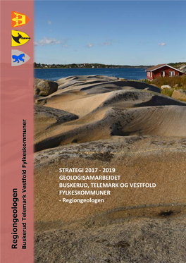 Regiongeologen Buskerud Telemark Vestfold Fylkeskommuner STRATEGI 2017 - 2019 GEOLOGISAMARBEIDET BUSKERUD, TELEMARK OG VESTFOLD FYLKESKOMMUNER - Regiongeologen