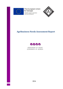 Agribusiness Needs Assessment Report