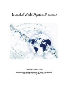 Journal of World-Systems Research, Volume XIV, Number 2, Pages 91-118 ISSN 1076-156X