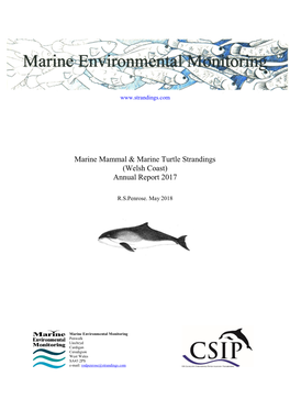 2017 Marine Mammal Strandings Annual Report