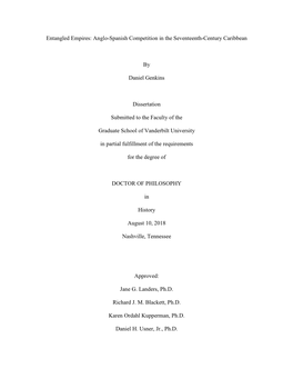 Entangled Empires: Anglo-Spanish Competition in the Seventeenth-Century Caribbean