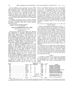 E U. S. P. Test for Heavy As Paper, Cardboard, * “Solid Fiber” Boards, Gummed Metals