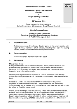 Schools Progress Report PDF 83 KB