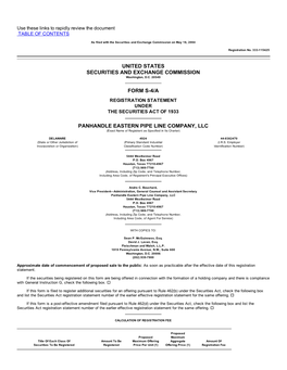 United States Securities and Exchange Commission Form