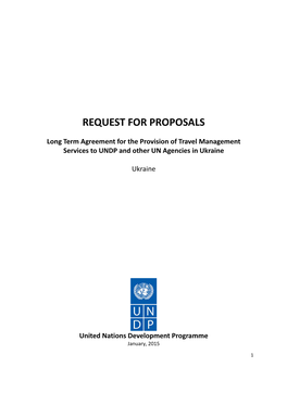 Request for Proposals