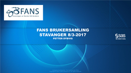 Fans Brukersamling Stavanger 8/3-2017 Petter Dybvig