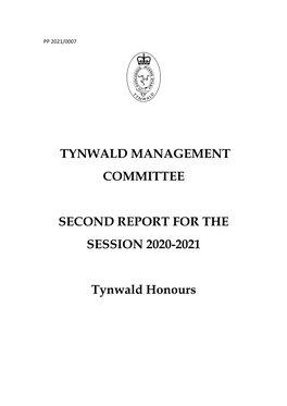 Tynwald Honours