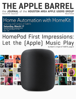 Homepod First Impressions: Let the (Apple) Music Play by Adam C